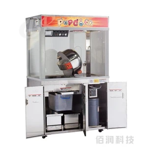 Vedenkeitin maissia popcornkoneessa